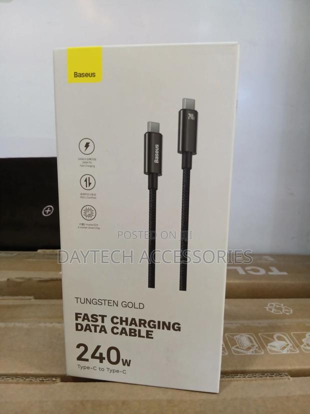 Baseus 3m 240w Tungsten Type-C to Type-C Cable