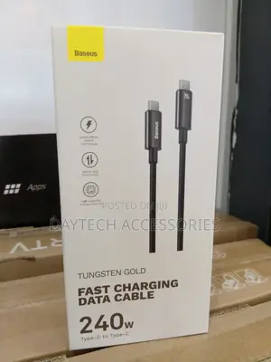 Baseus 3m 240w Tungsten Type-C to Type-C Cable
