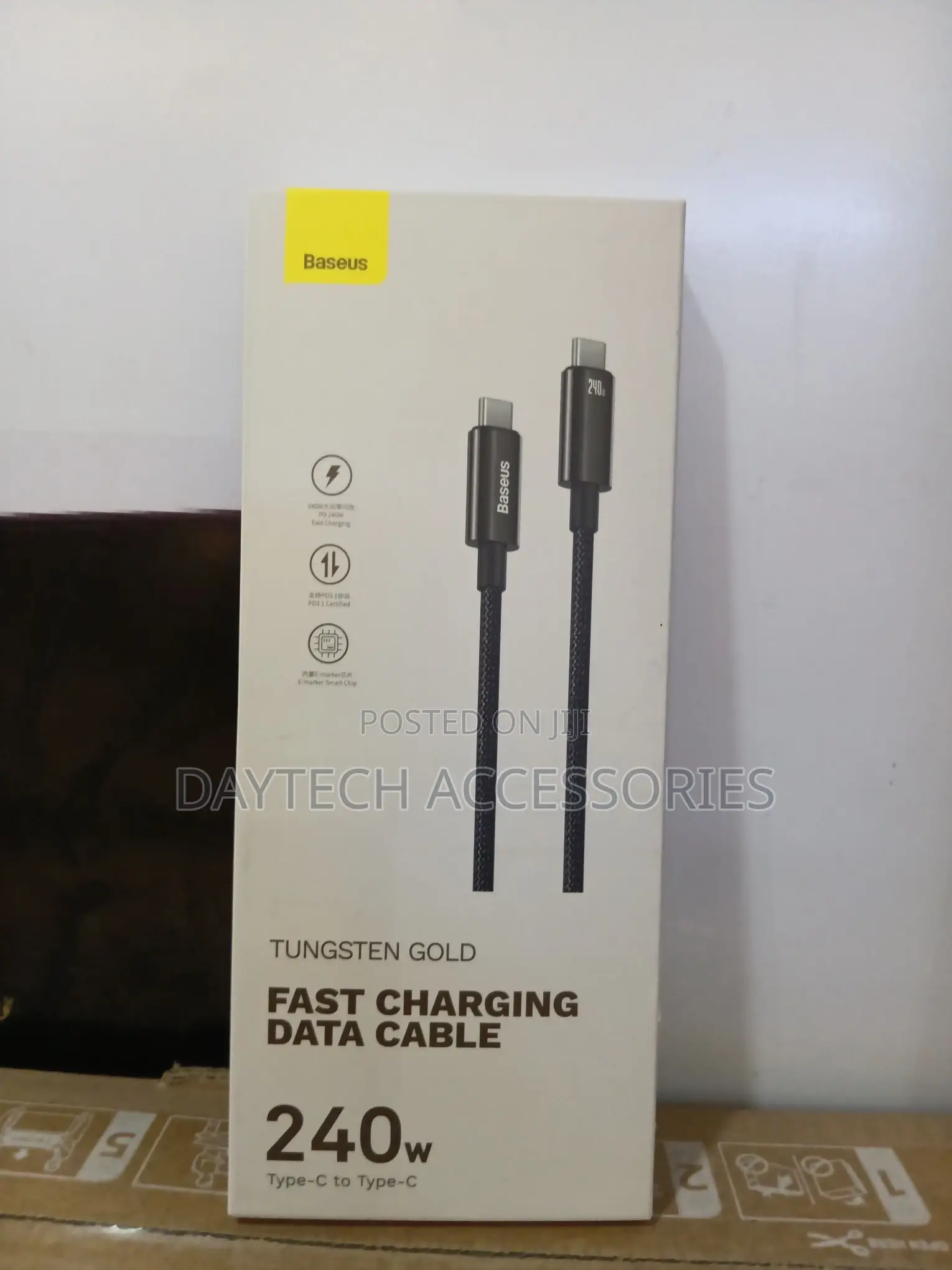 Baseus Usb-C Fast Charging Cable-240w (3 Metre)