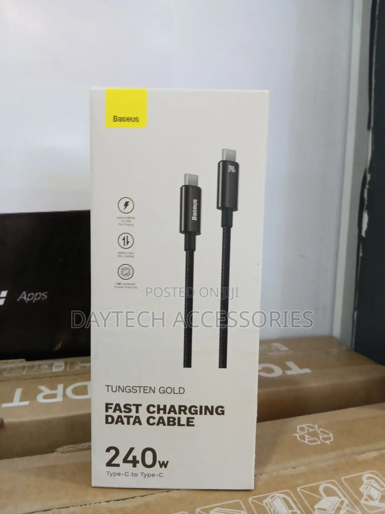 Baseus Usb-C Fast Charging Cable-240w (3 Metre)