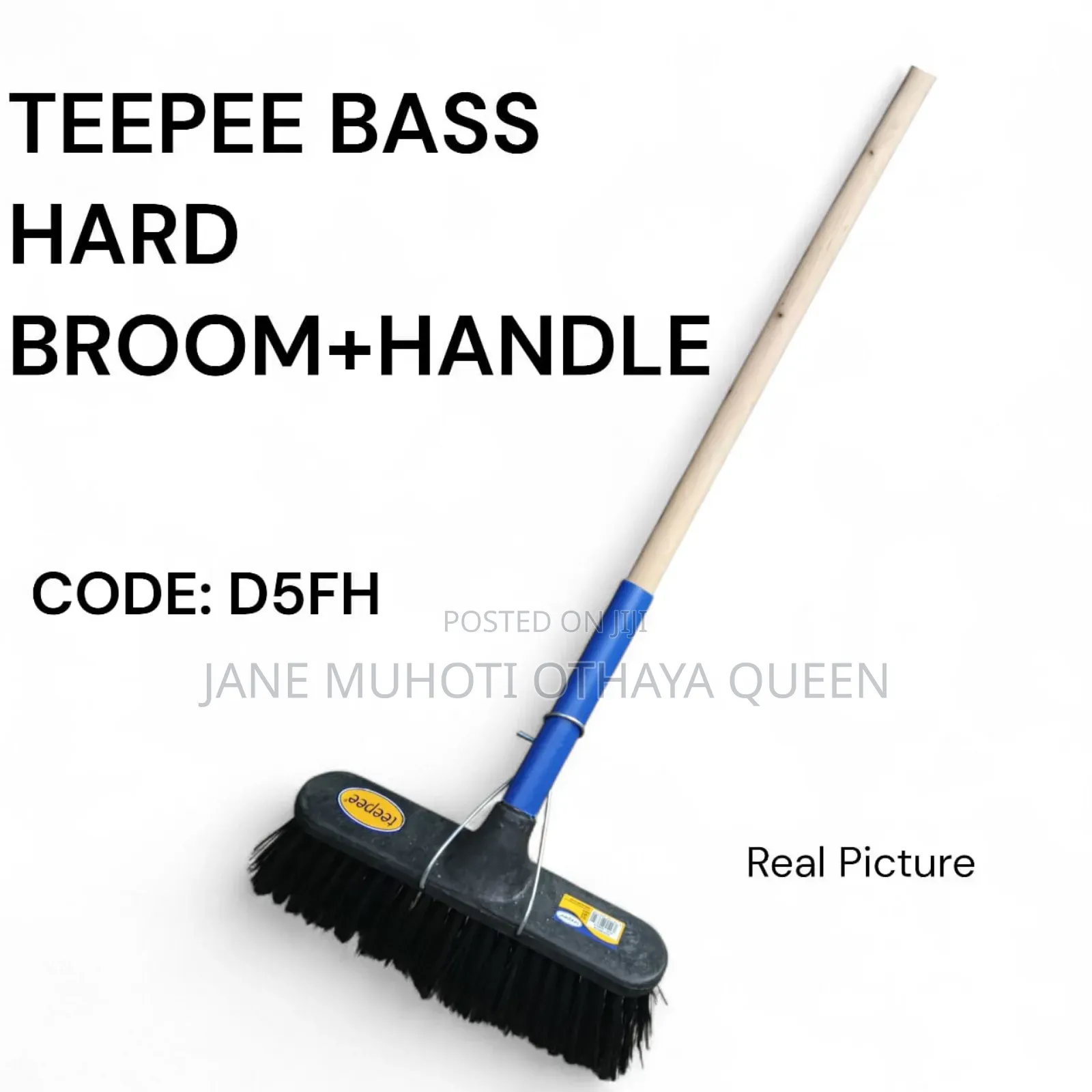 Teepee Bass Hard Broom + Handle
