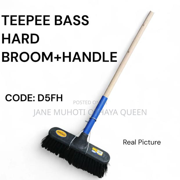 Teepee Bass Hard Broom + Handle