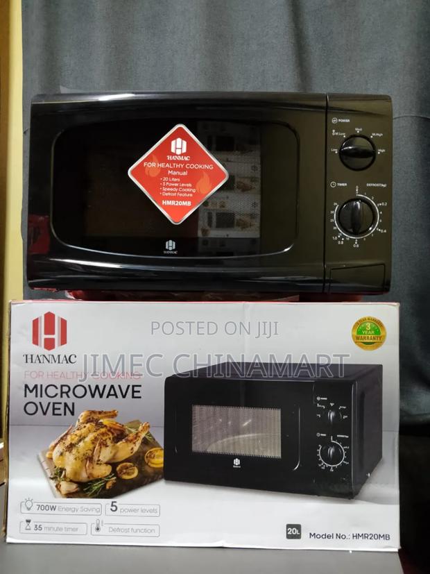 Black Hanmac 20l Manual Microwave - main view