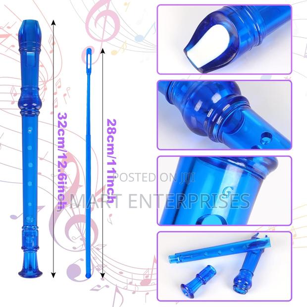 4 Pack Recorder Instrument for Kids, 8 Hole Recorders for Beginner - thumbnail 3