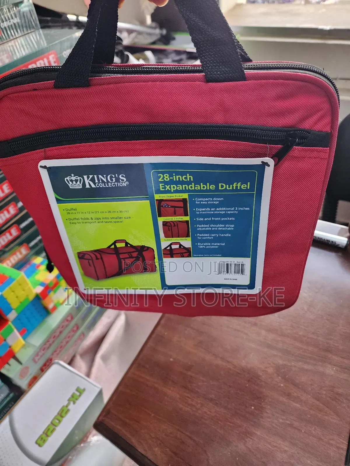 28 Inch Expandable Duffle