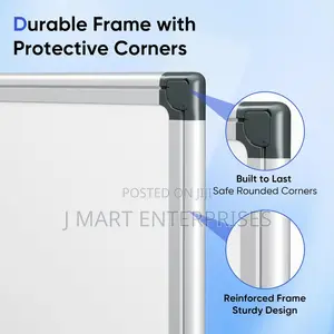 Magnetic Whiteboard For Wall, Dry Erase Board With Silver Frame,