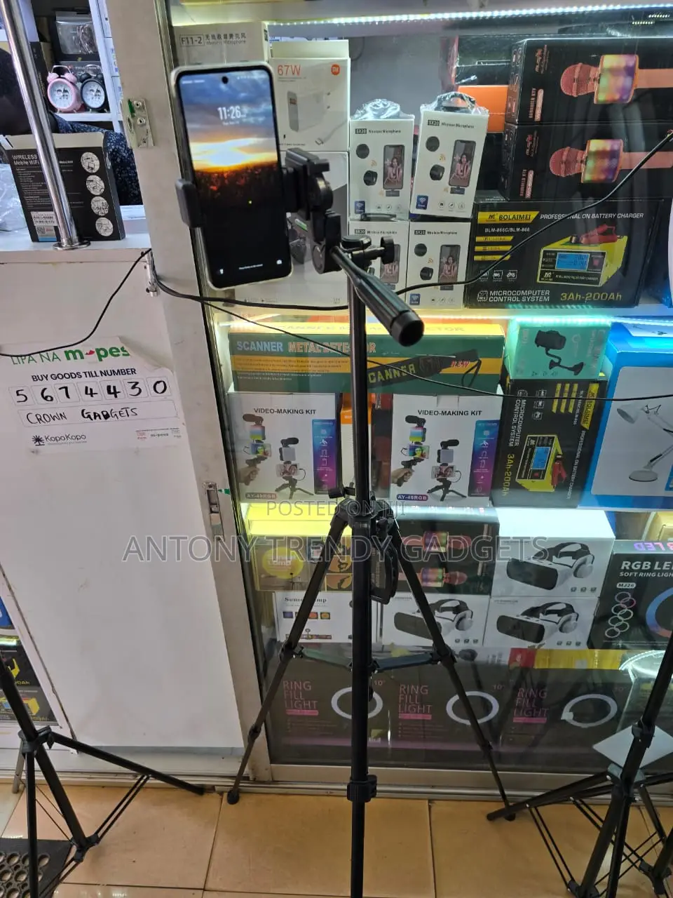 Tripod 3366 Adjustable Camera Stand for Phone DSLR