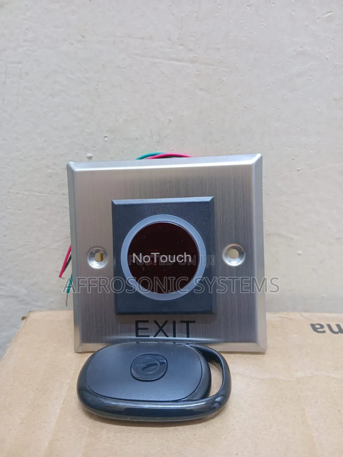 No Touch Exit With Remote Button
