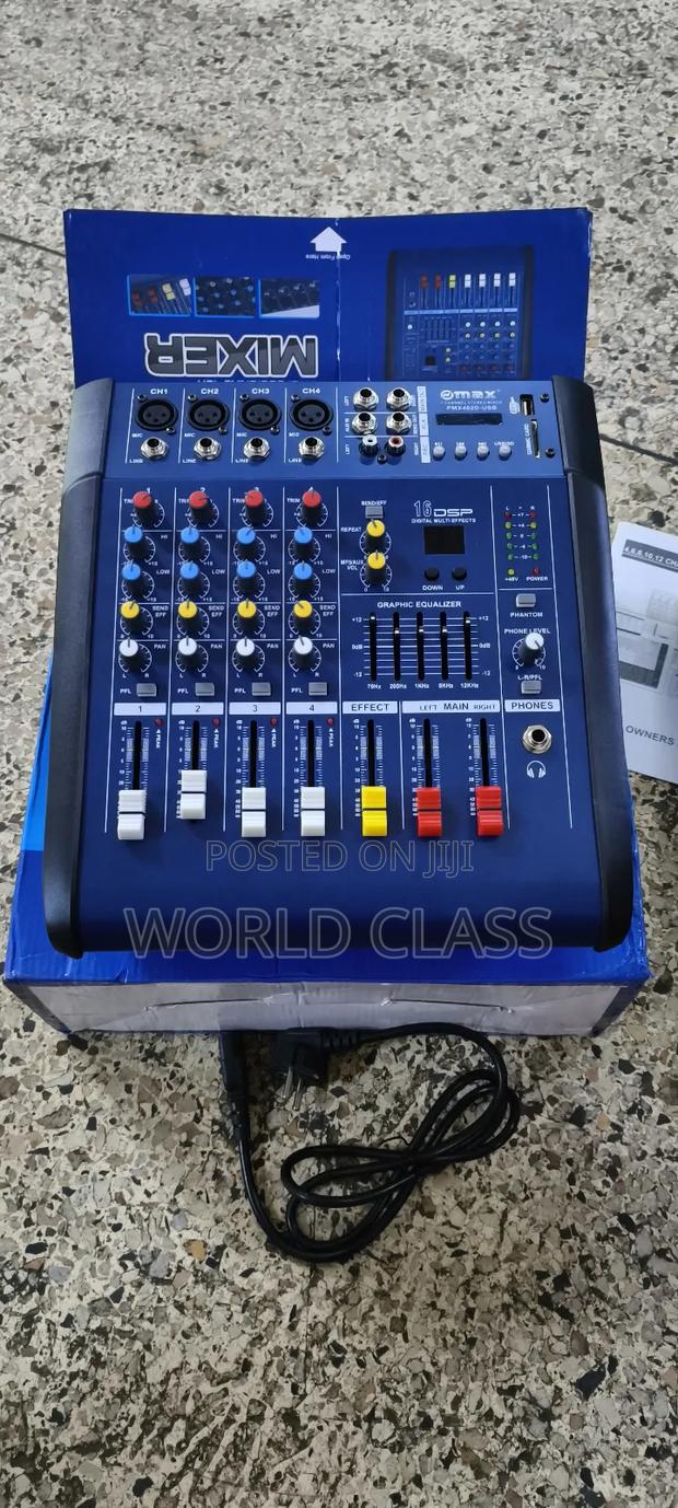 Omax Mixer 4 Channel - main view