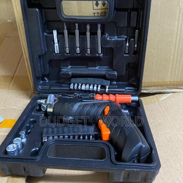 47pcs Cordless Accessories Rechargeable Electric Screwdriver Portable
