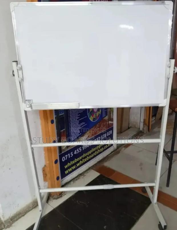 Magnetic Whiteboard 3ftx2ft With Wheeled Stand - main view