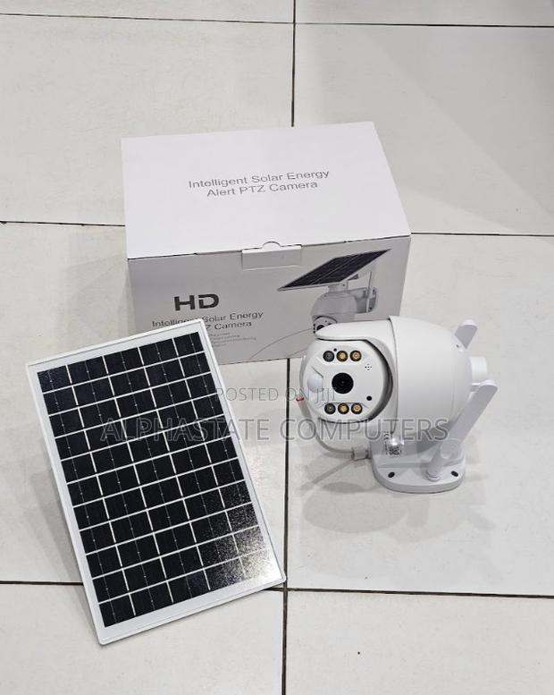 Smart Solar PTZ Camera Hd Outdoor With Motion and Remote Monitoring