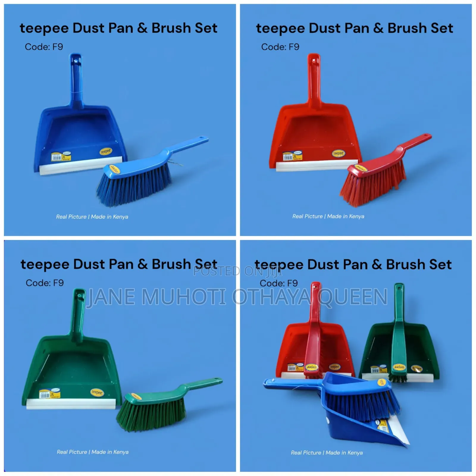 F9 Teepee Dust Pan Brush Set