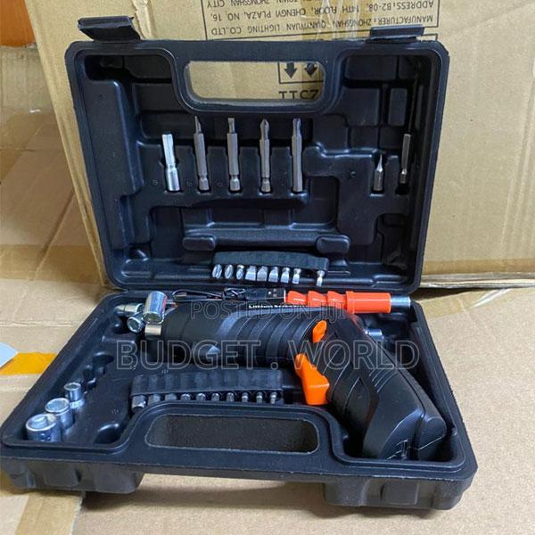 Portable Set, With 47pcs Cordless Accessories Electric Screwdriver