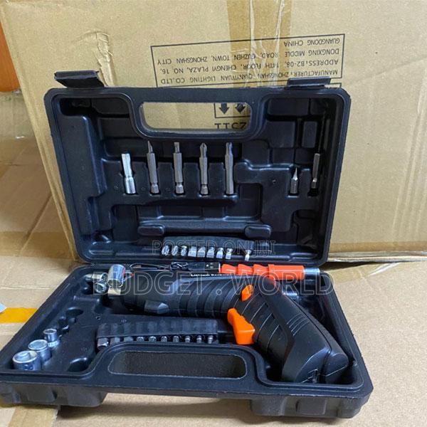 Black 110 v ~ 240 v Portable Set, With 47pcs Cordless Accessories