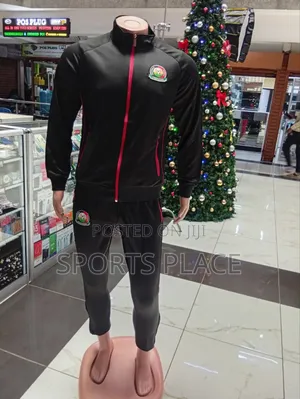 Official Football Team Kenya 2025 Tracksuits Black