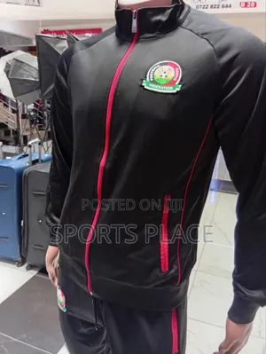 Official Football Team Kenya 2025 Tracksuits Black