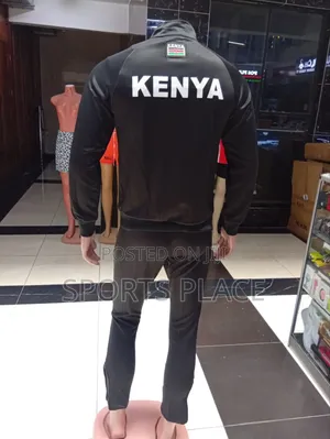 Official Football Team Kenya 2025 Tracksuits Black