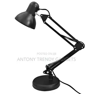 Adjustable Metal Desk Lamp With Clamp Mount & Table Base