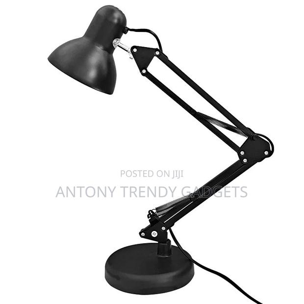 Adjustable Metal Desk Lamp With Clamp Mount & Table Base