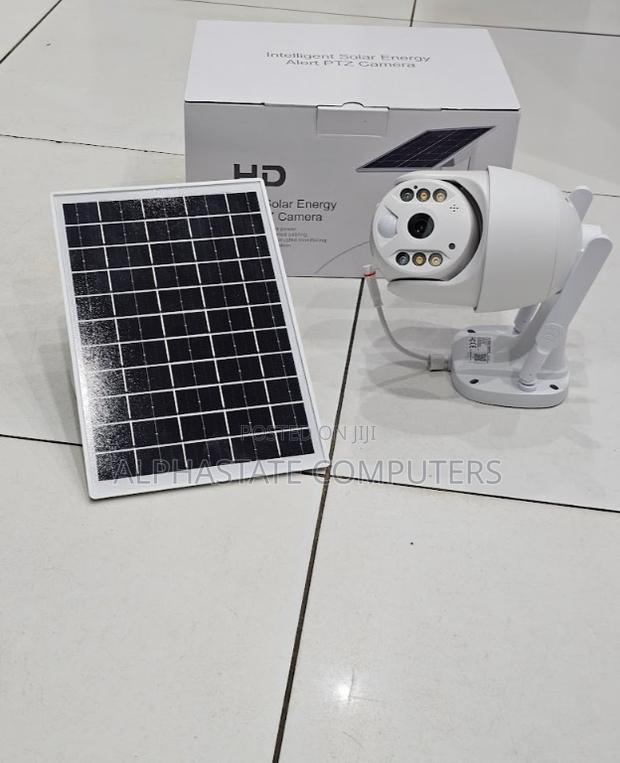 Wireless Solar PTZ Camera With Night Vision and Remote for Outdoor Use - main view