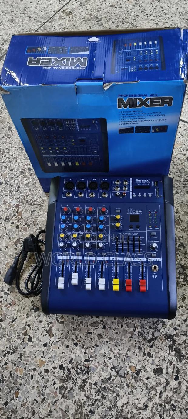 Omax 4 Channel Mixer - main view