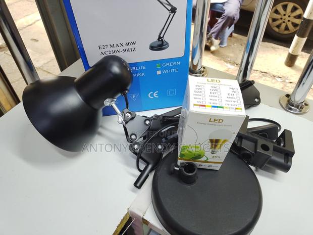 Swing Arm Desk Lamp Metal Clamp Lamp For Study Office - thumbnail 4