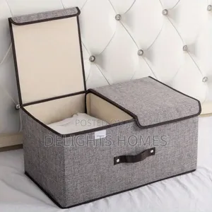 Foldable Cotton Linen Closet Storage Box_sp