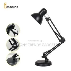Flexible Metal Desk Lamp Clamp & Stand Reading Light