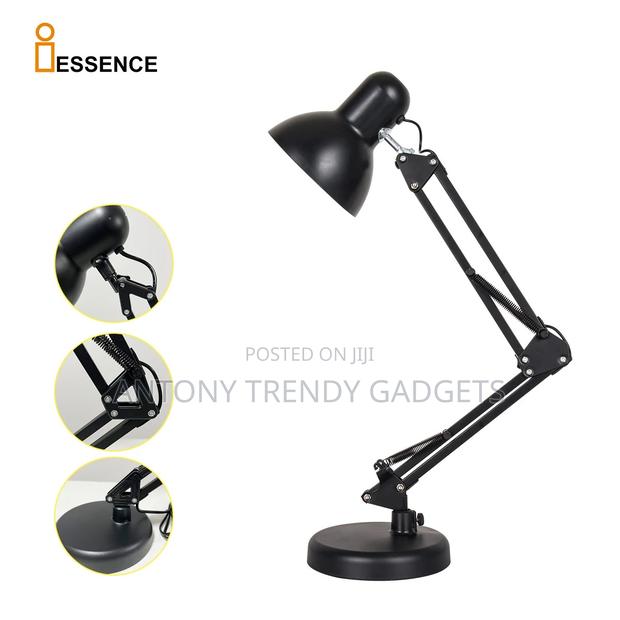 Flexible Metal Desk Lamp Clamp & Stand Reading Light