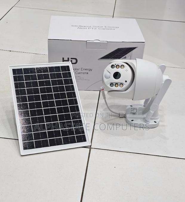 Outdoor Solar PTZ CCTV Camera With Detection and Wireless Monitoring - main view
