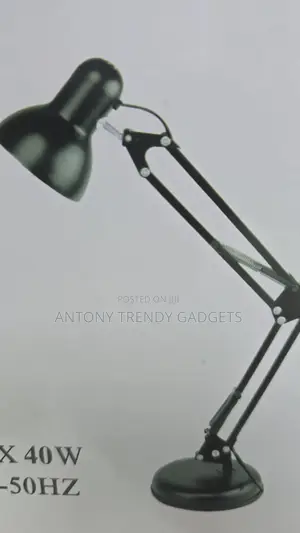 Adjustable Swing Arm Table Lamp With Desk Clamp Option