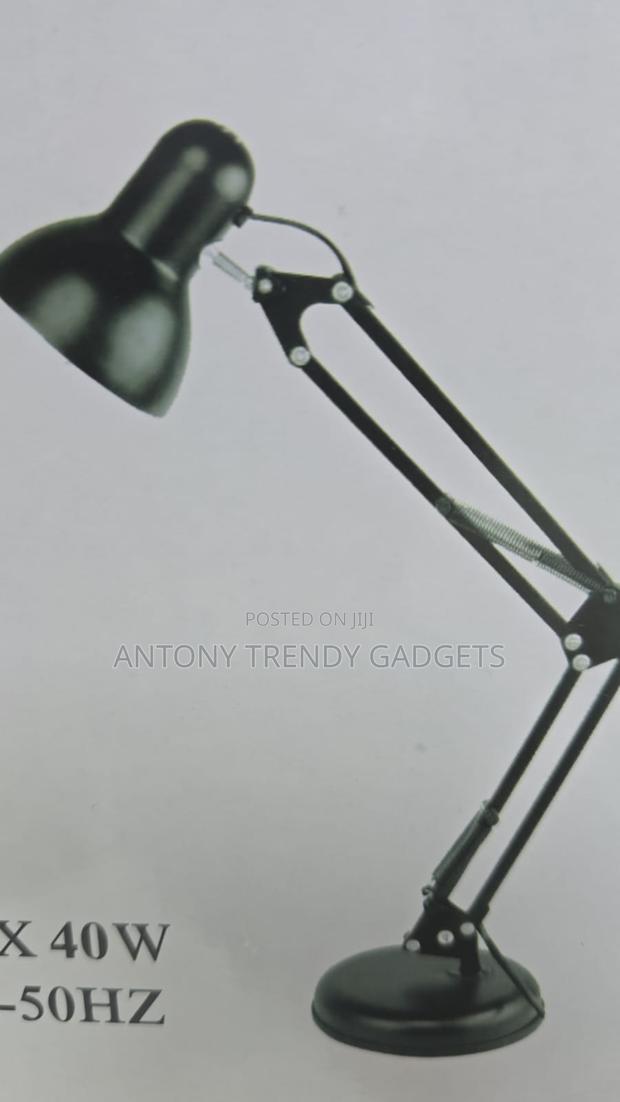 Adjustable Swing Arm Table Lamp With Desk Clamp Option - main view