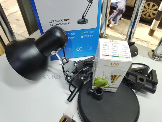 Adjustable Swing Arm Table Lamp With Desk Clamp Option - thumbnail 3