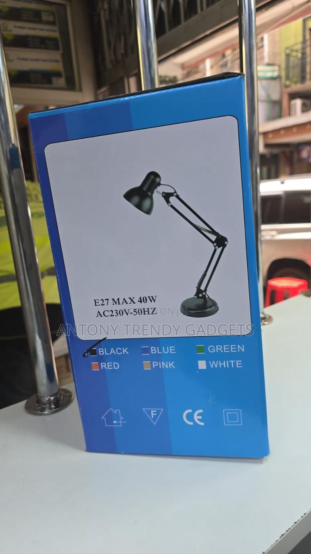 Adjustable Swing Arm Table Lamp With Desk Clamp Option - thumbnail 4