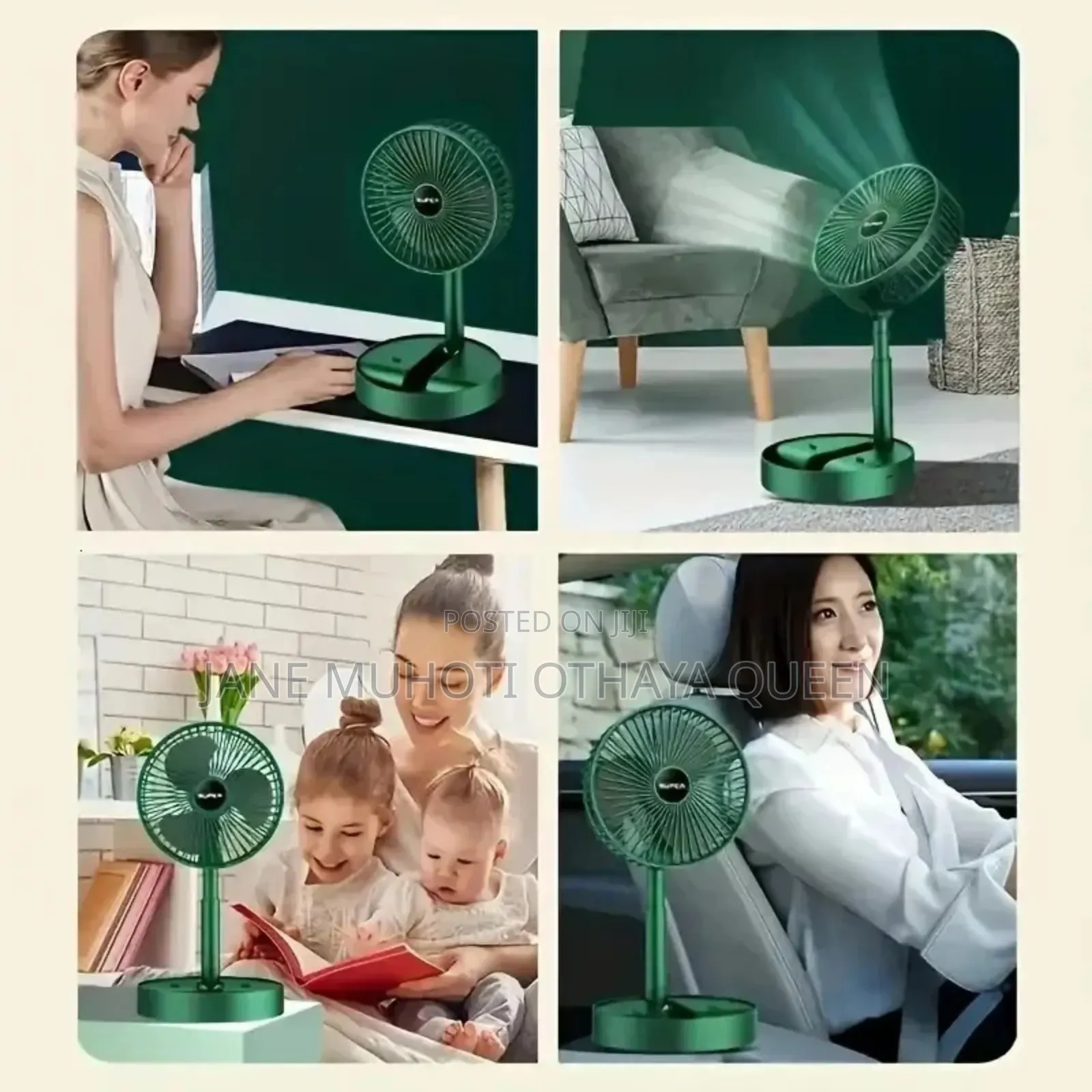 *Desktop Foldable Fan