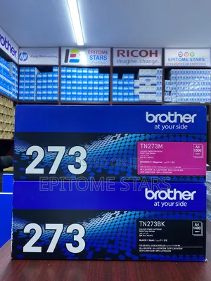 Genuine Brother Tn273 Toners Yield Upto 1,400 Pages In Black