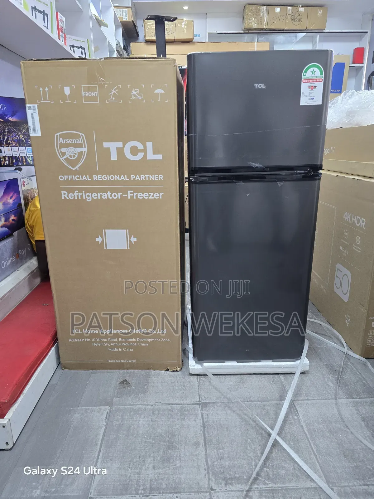 TCL 118 Litres Double Door Refrigerator F153tm