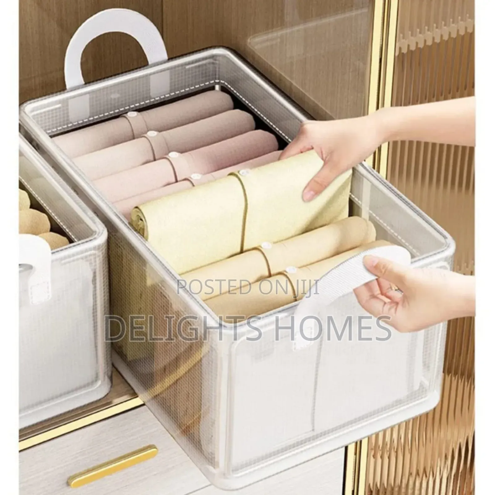 Thick Transparent Fabric Closet Organizer_sp