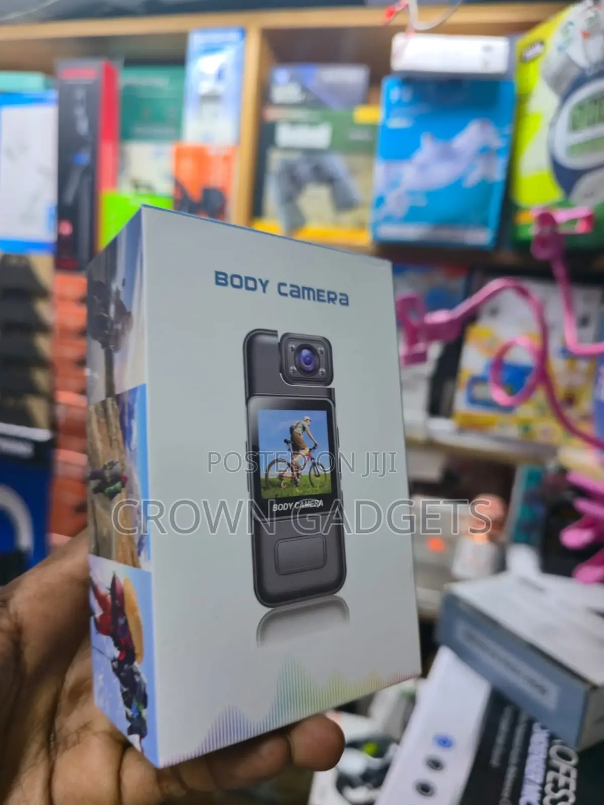 Clip-on Hd Body Camera With Infrared Night Vision Screen