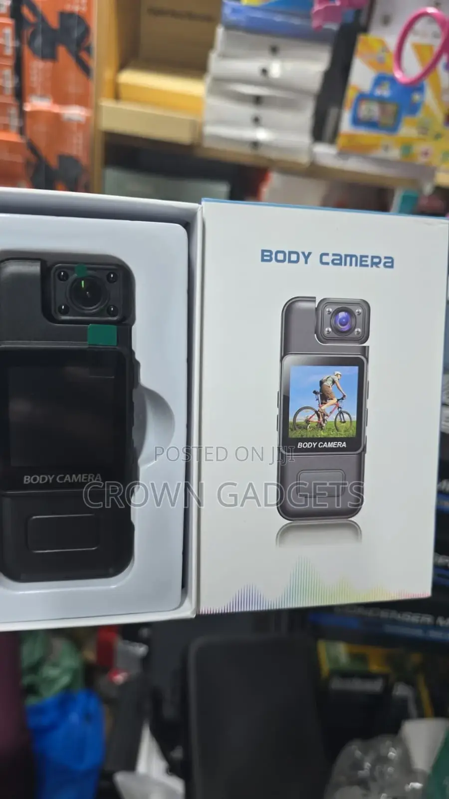 Wearable Action Body Camera 180° Rotating Lens Hd Video