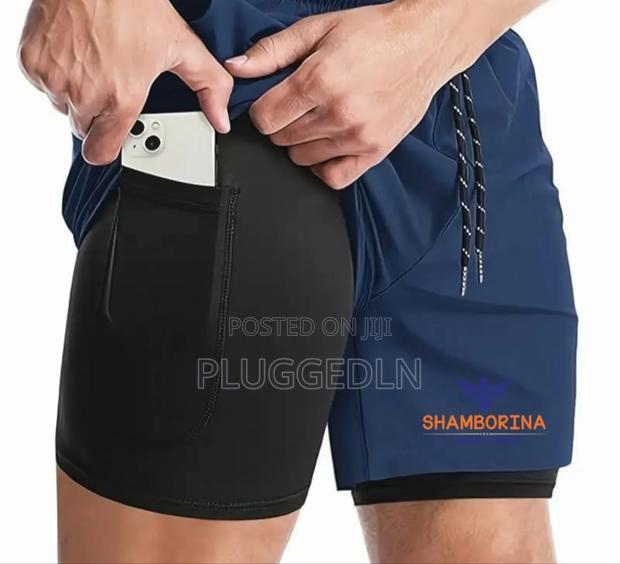 2 in 1 Mens Gym Short. * - thumbnail 2