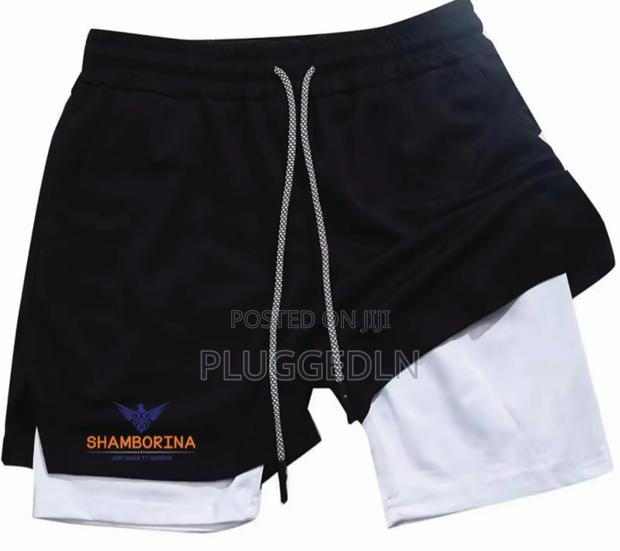 2 in 1 Mens Gym Short. * - thumbnail 4