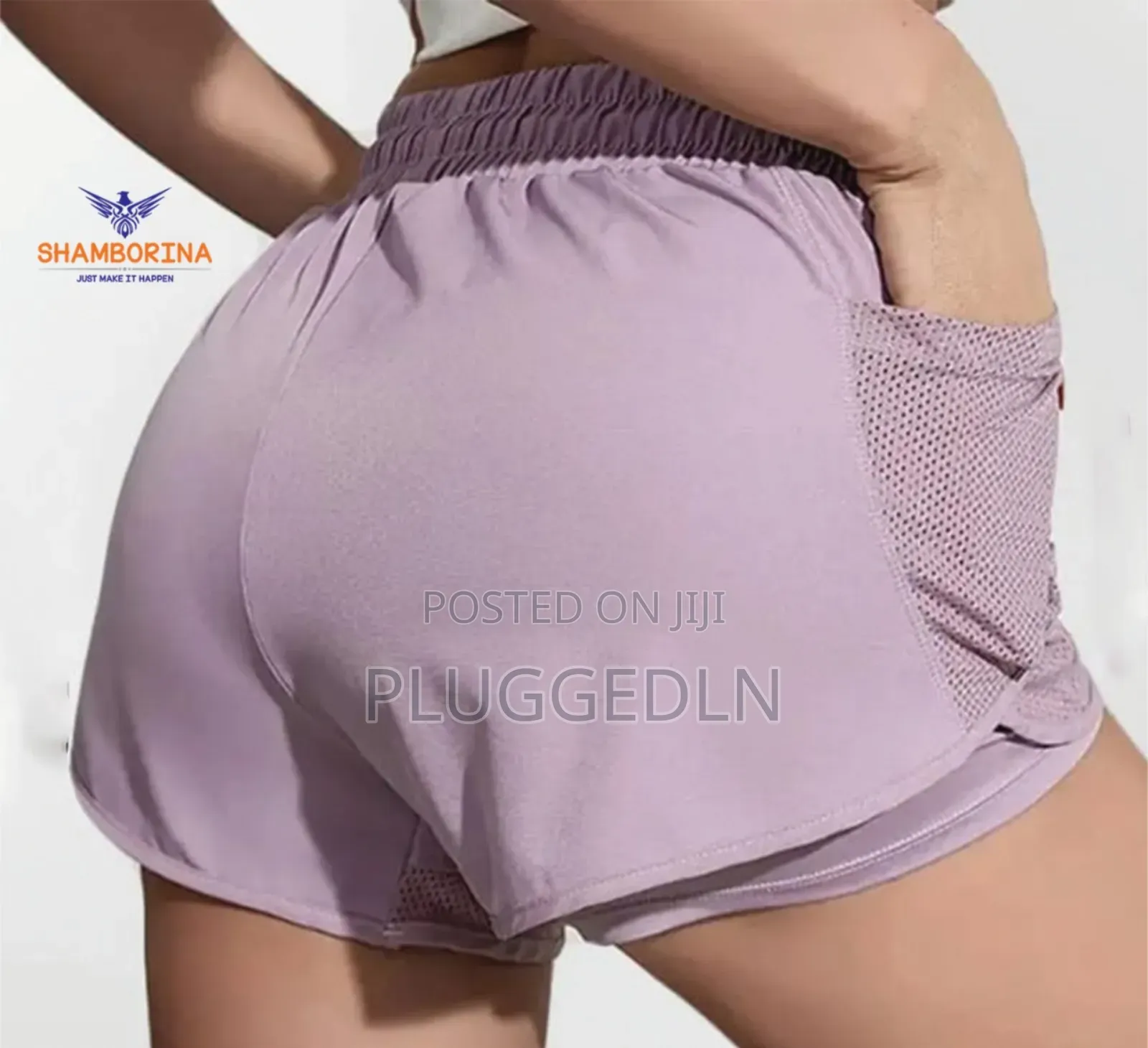2 in 1 Womens Gym Short -Sizes S,M,L,Xl,2xl