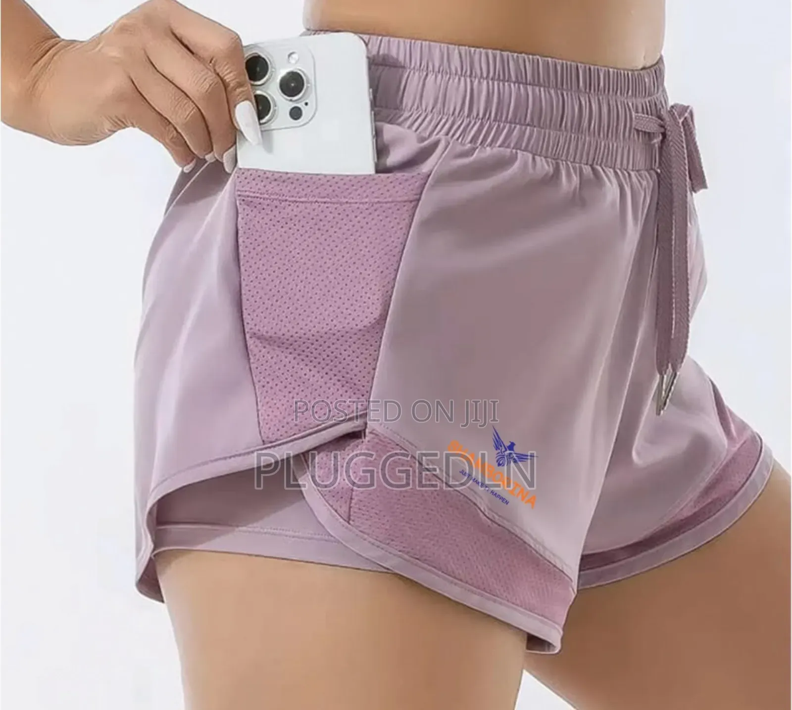 2 in 1 Womens Gym Short -Sizes S,M,L,Xl,2xl