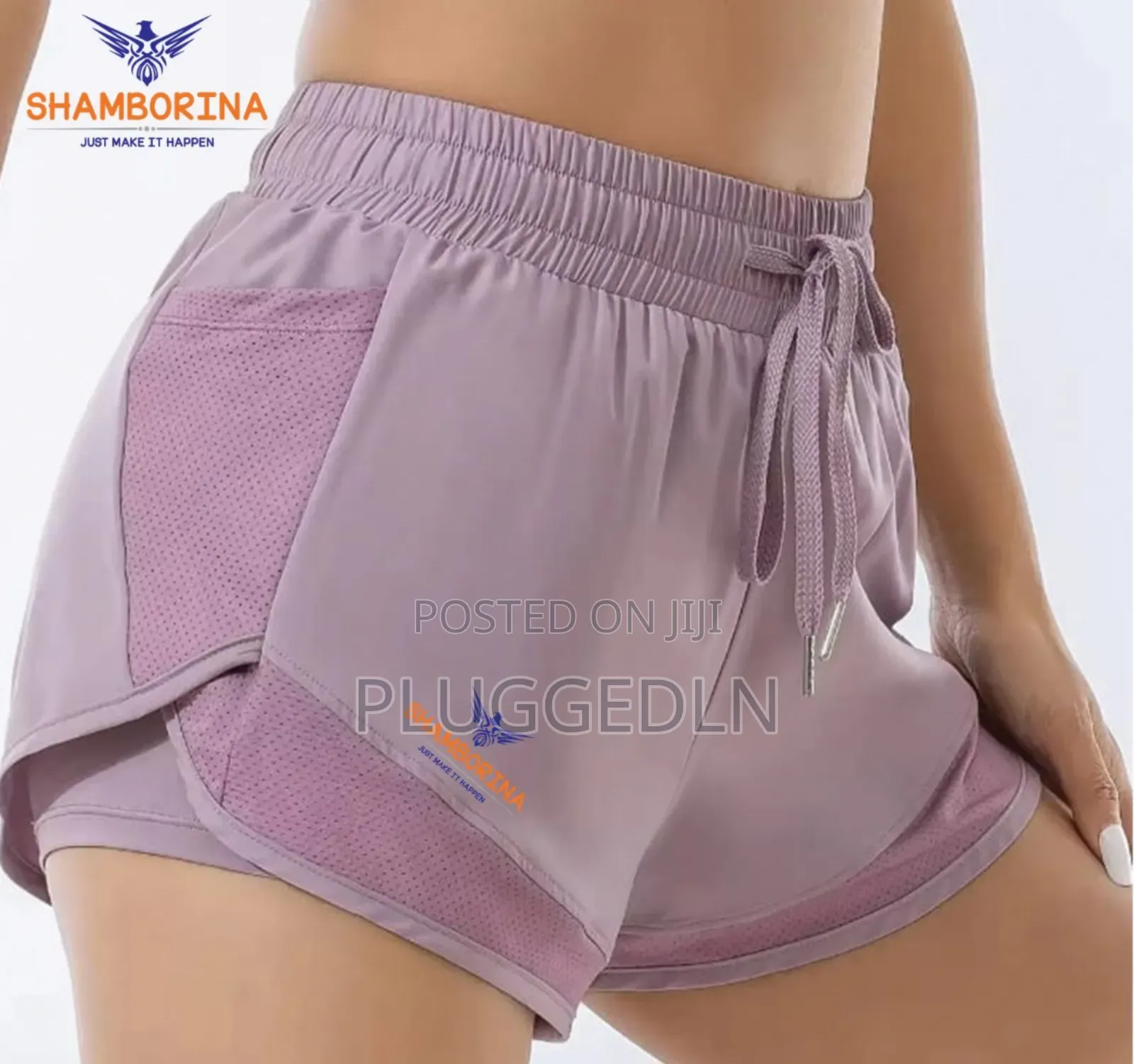 2 in 1 Womens Gym Short -Sizes S,M,L,Xl,2xl