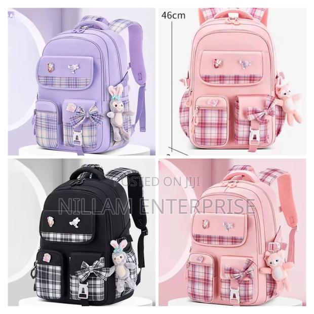 Checkered Student Backpack* - main view