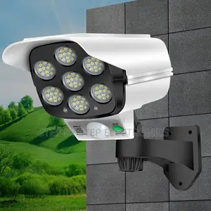 Outdoor Security Dummy Fake CCTV Camera With Motion Sensor Solar Light