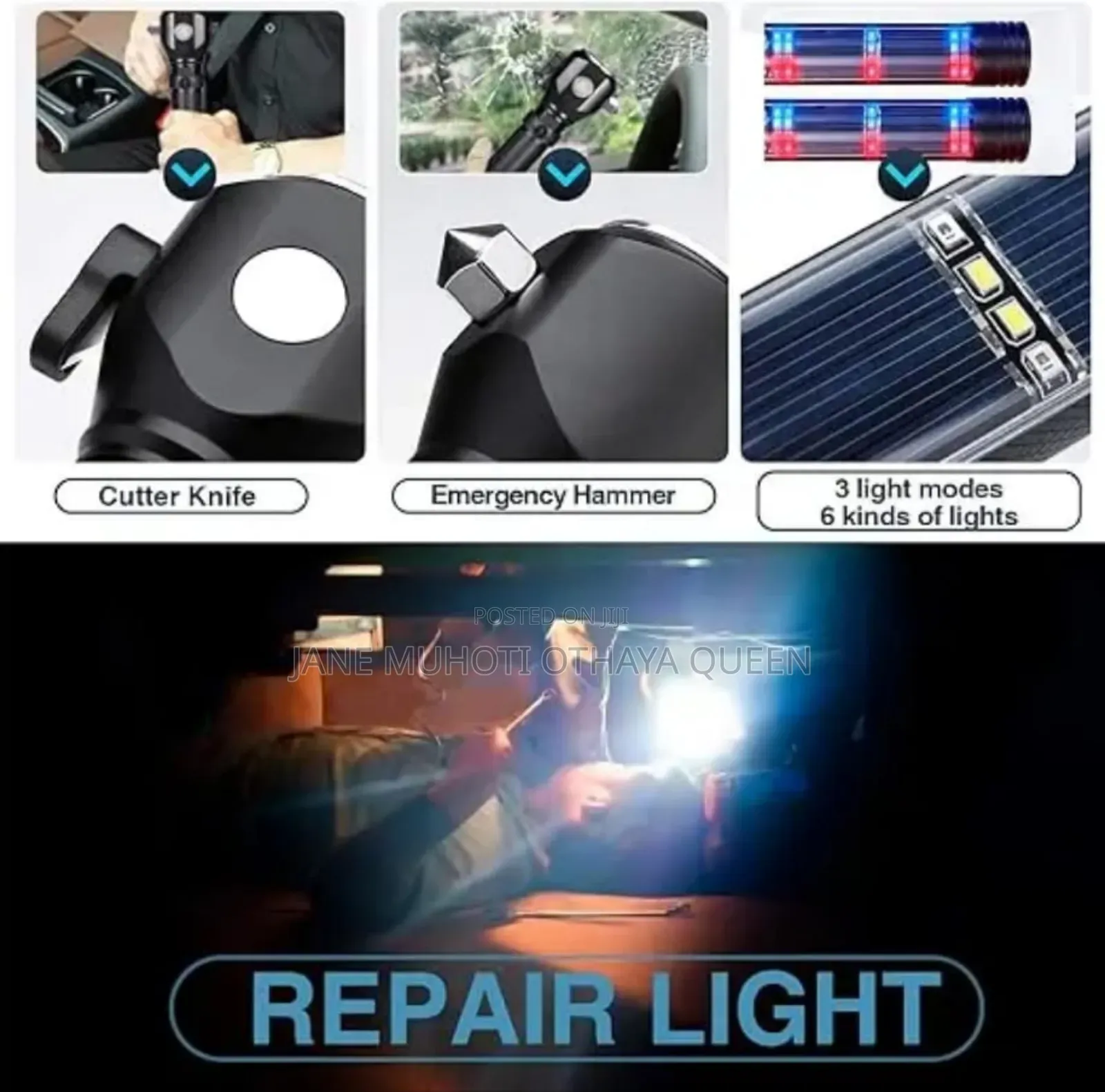 *Multifunctional Super Bright Tactical Solar