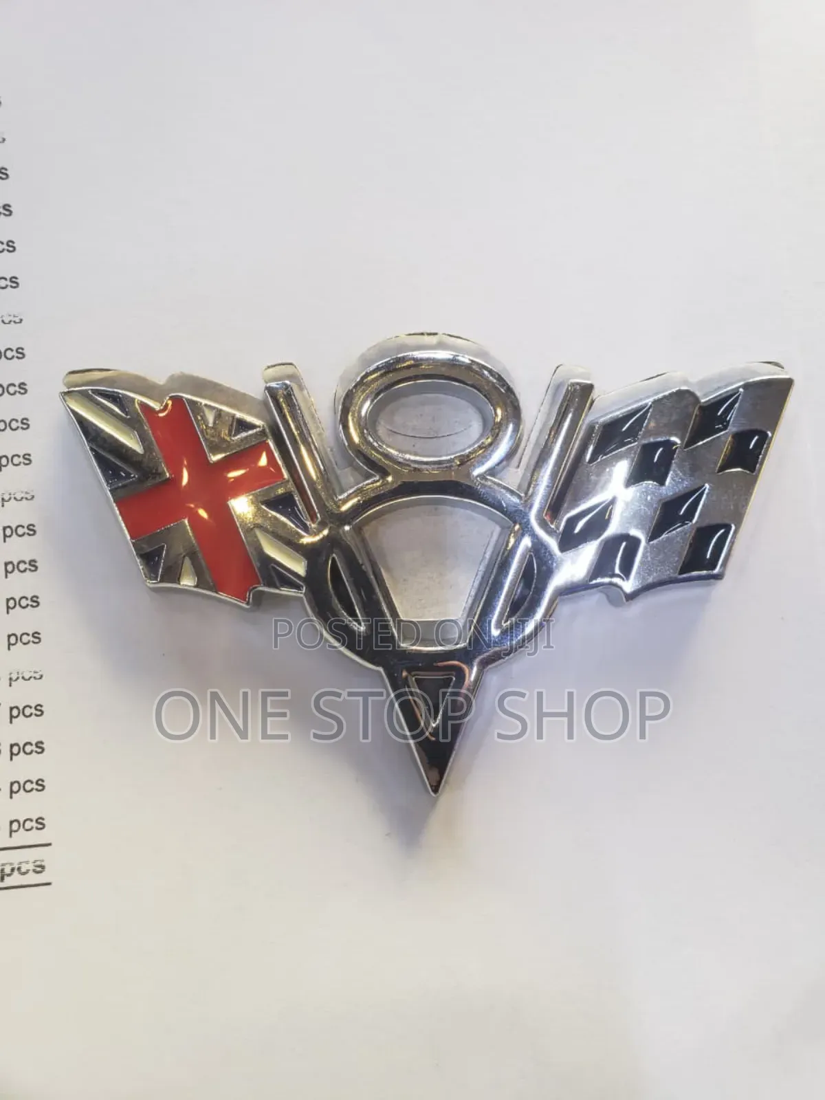 Flying Shaped V8 Badge